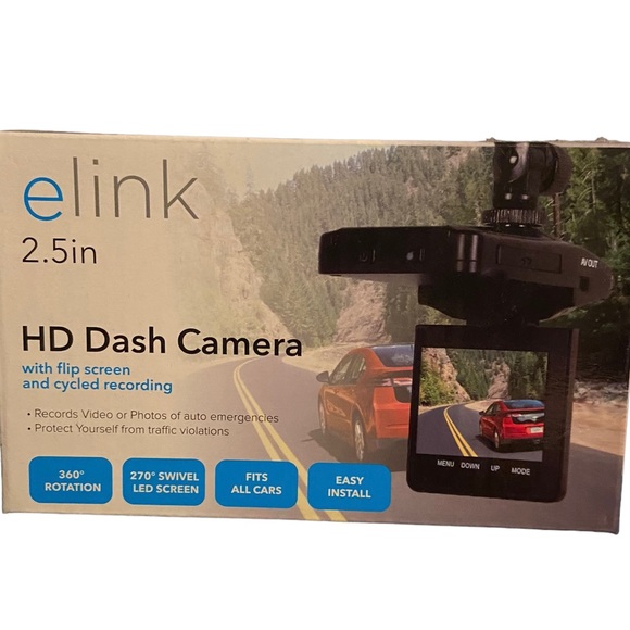 Dash Cam HD E Link brand. BNIB. Box sealed - Picture 6 of 7